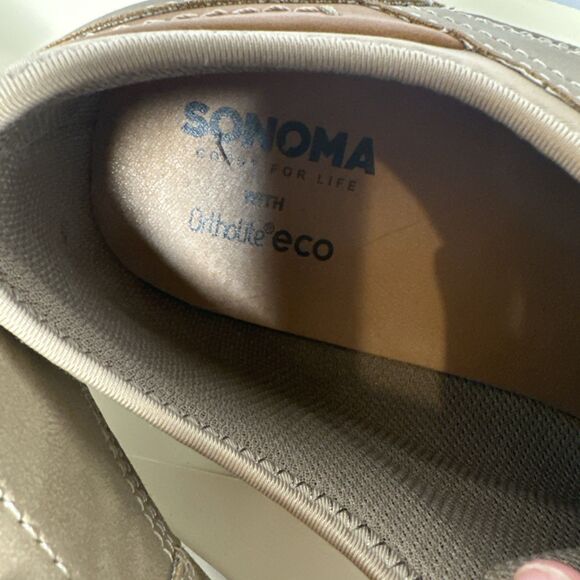 Sonoma Good For Life Ortholite Eco Size 12M Men’s Tan Roman Oxford Dress Shoes - Picture 5 of 11